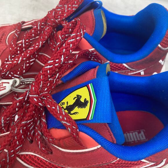 Puma Sneakers Scuderia Ferrari x Joshua Vides RS-X Mens US 12 Red - Picture 10 of 11